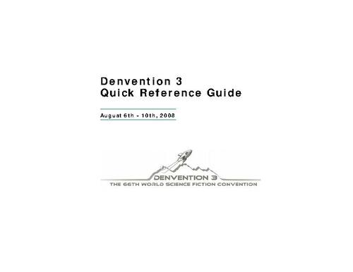 Quick Reference Guide